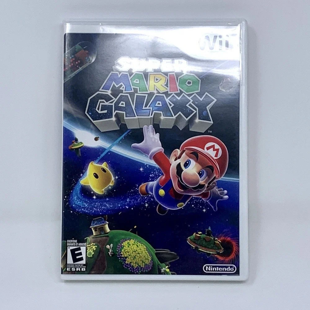 Super Mario Galaxy (Nintendo Wii, 2007) CIB w Manual, Inserts
